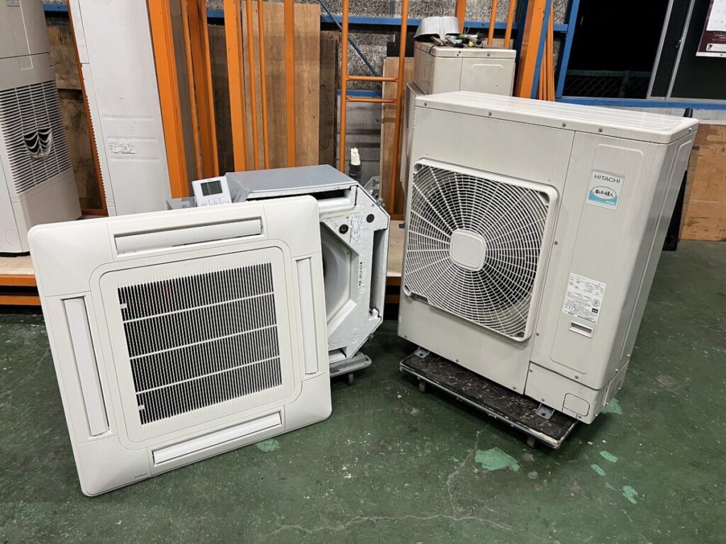 2020年 業務用パッケージエアコン 天カセ4方向 5馬力 三相200v 室内機 
