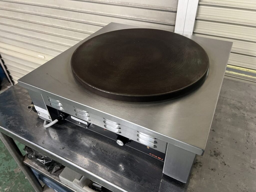 2023年 クレープ焼き器 単相200V 直径41㎝ EC-2000 エイシン 業務用 
